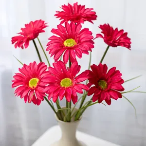 19" Paris Daisy Bush: Hot Pink (7)