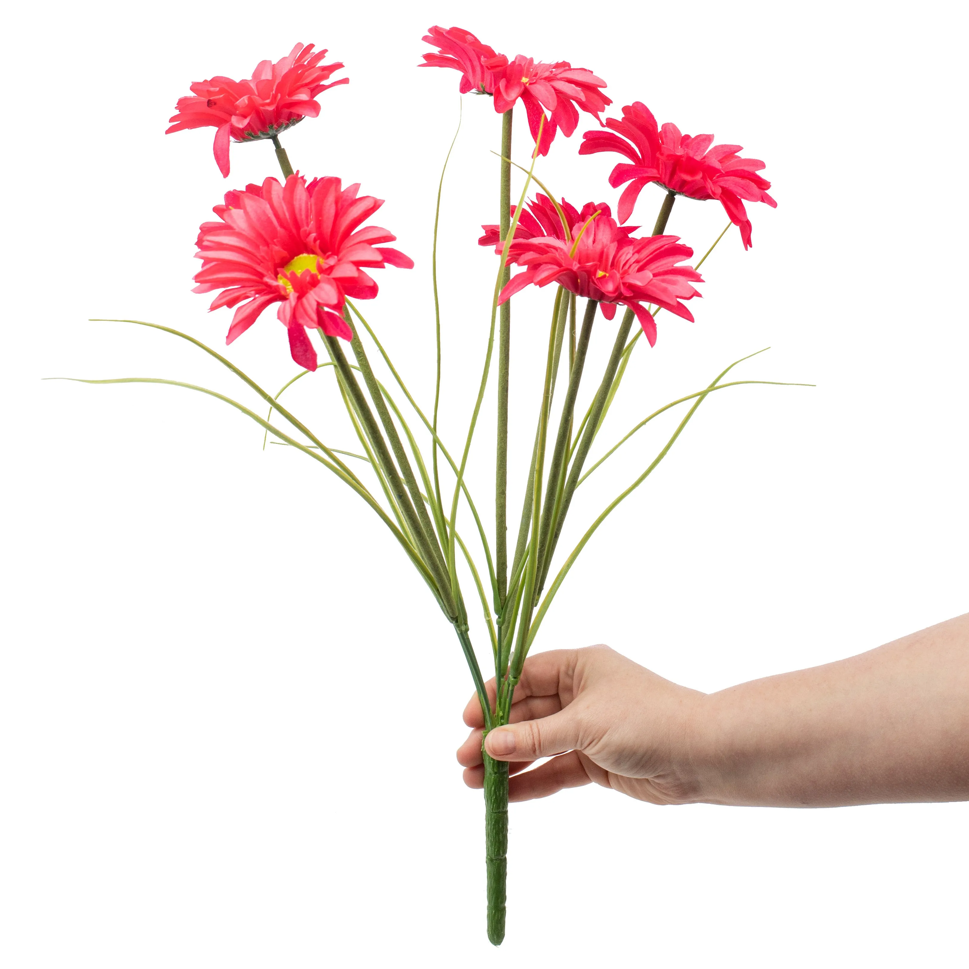 19" Paris Daisy Bush: Hot Pink (7)