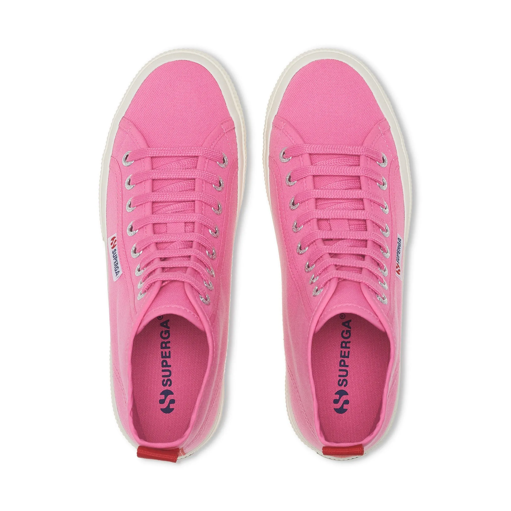 2750 Mid Cotton Sneakers - Pink Fucshia Red Avorio