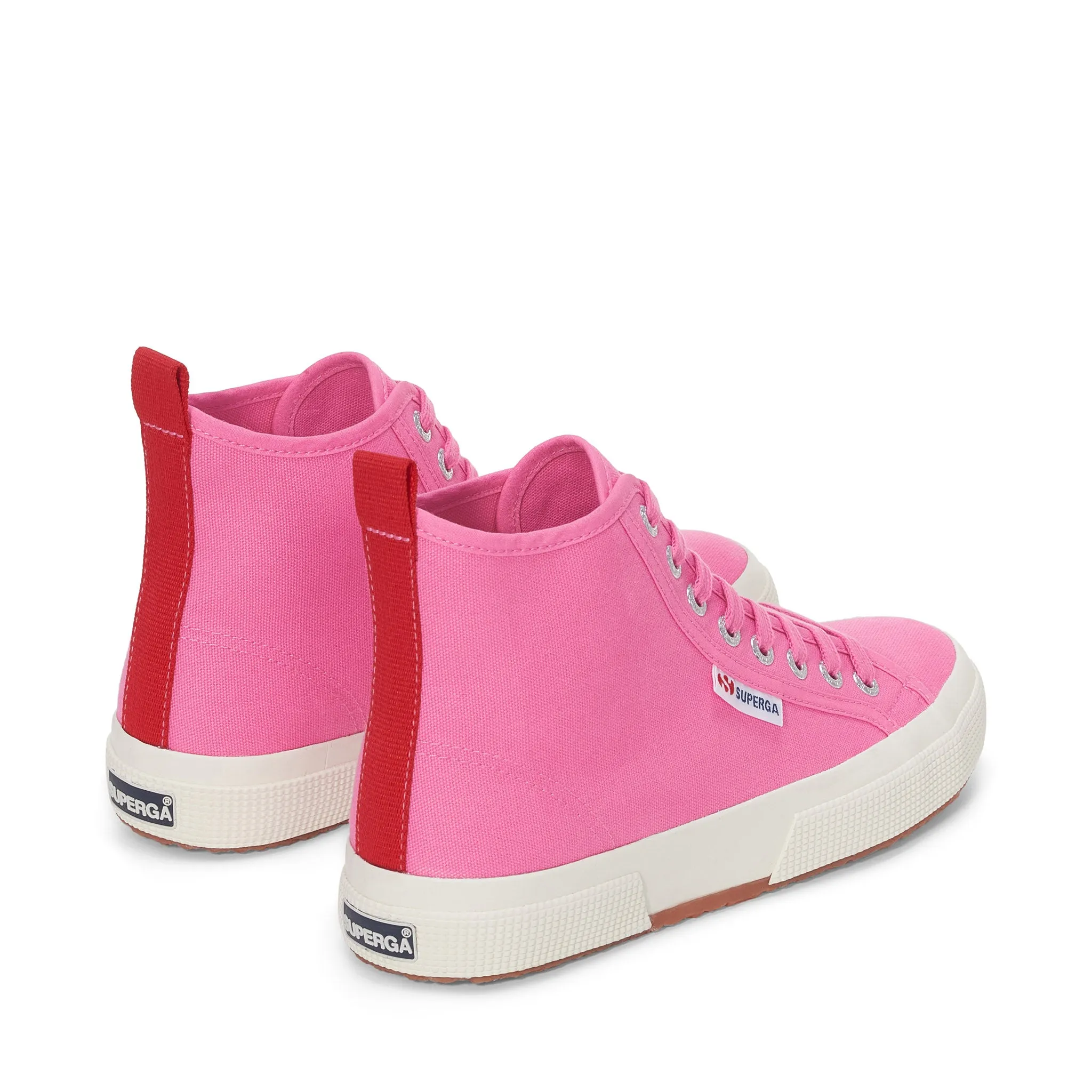 2750 Mid Cotton Sneakers - Pink Fucshia Red Avorio