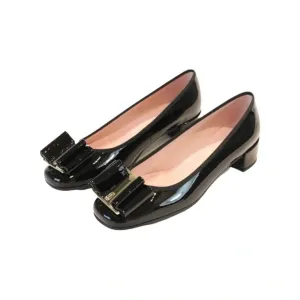 49194 - Black Patent Leather Heel for Teen/Women by Pretty Ballerinas