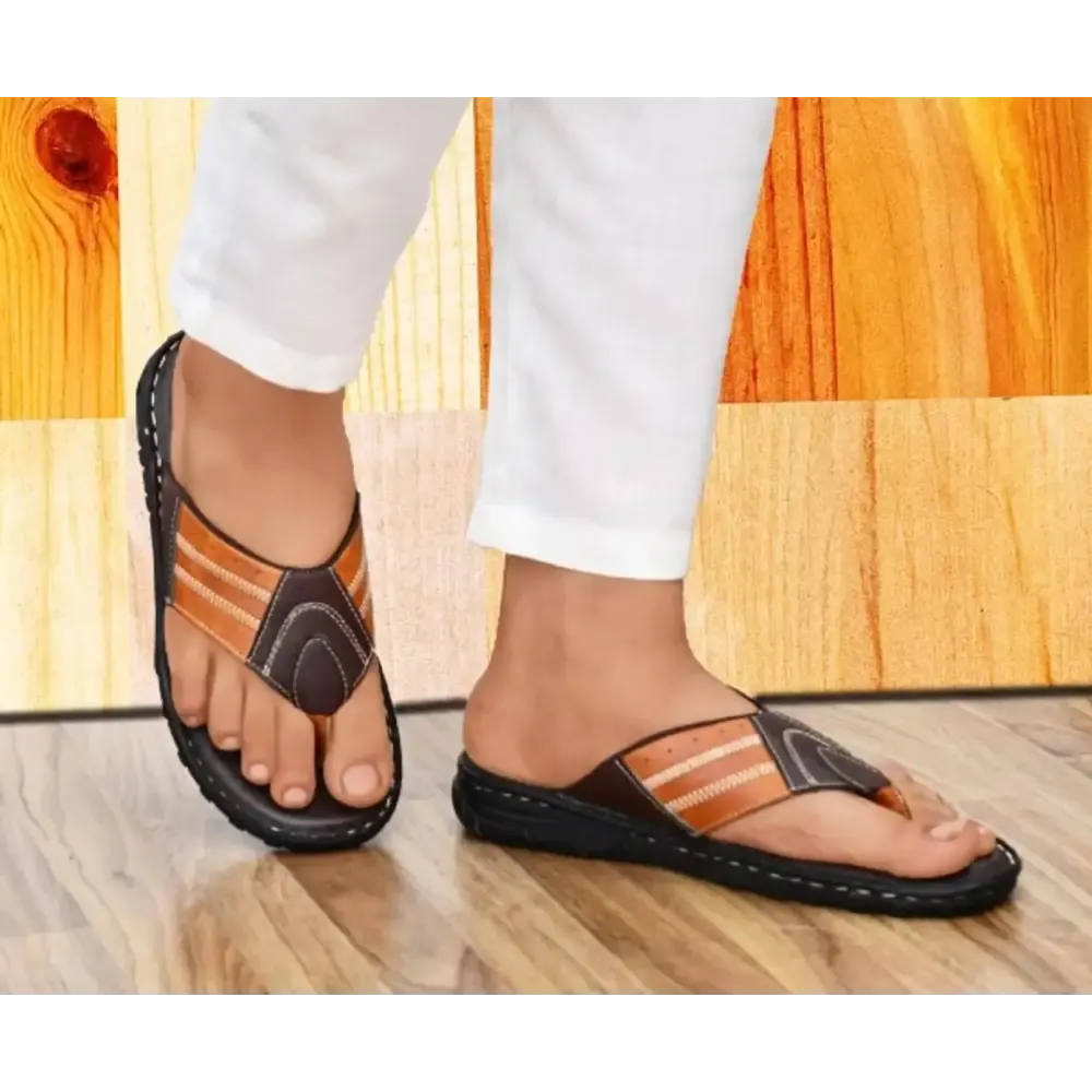 Appelon Shoes Mens Thong Slipper