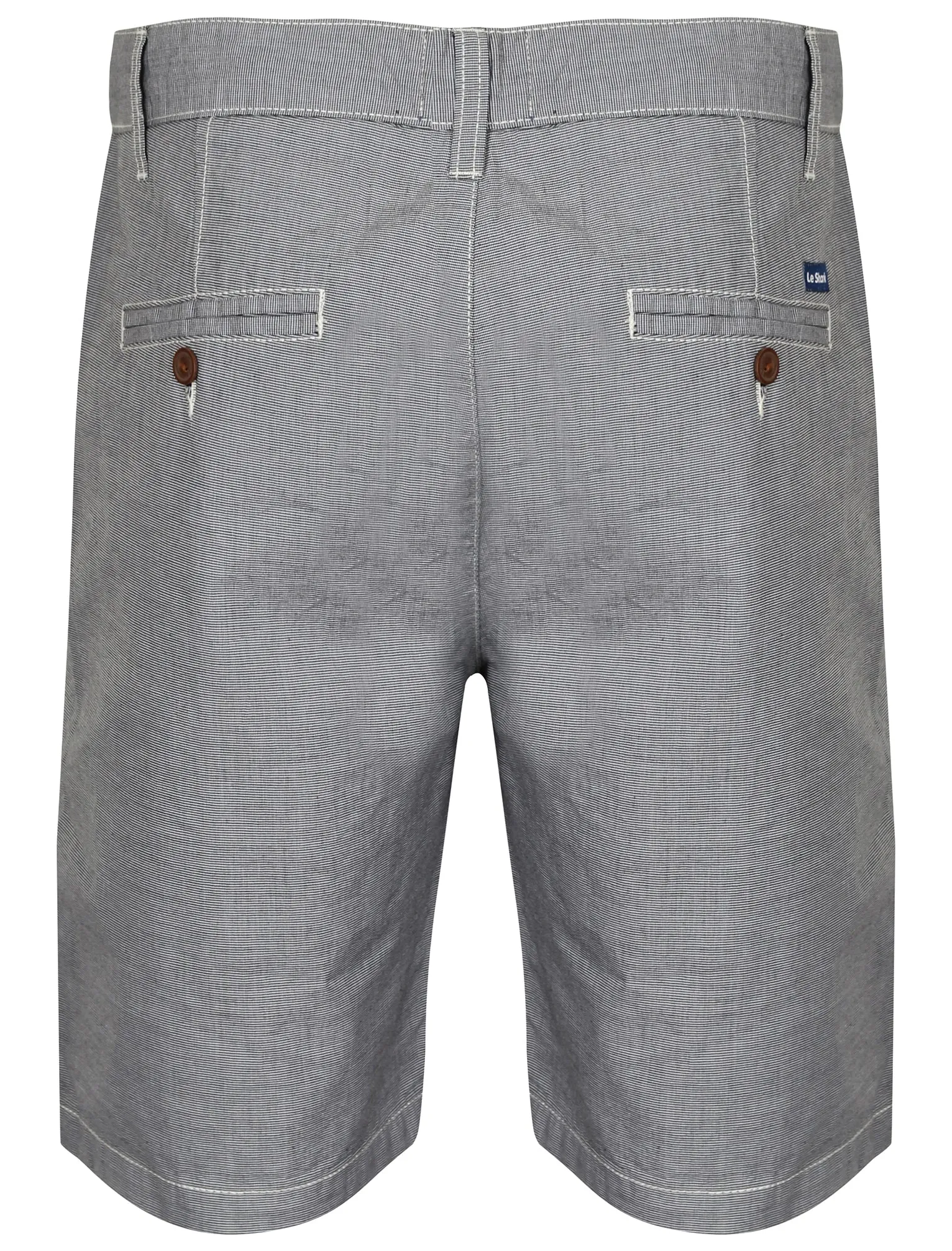 Bromley Tailored Cotton Shorts in Filafil Grey - Le Shark