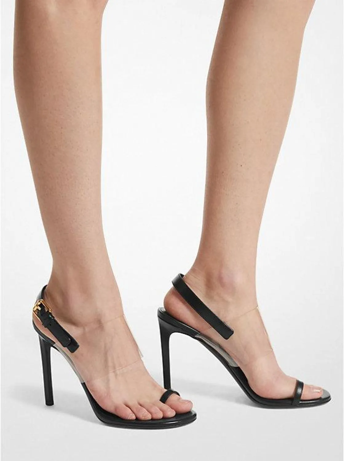 Catherine Leather and Vinyl Sandal