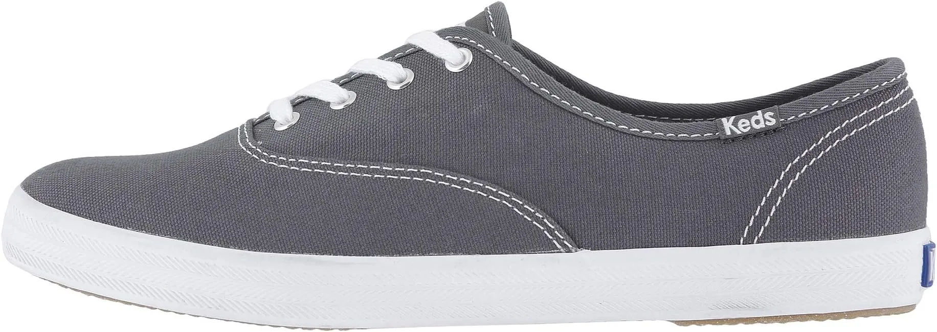 Champion Canvas Lace-Up Keds, Graphite