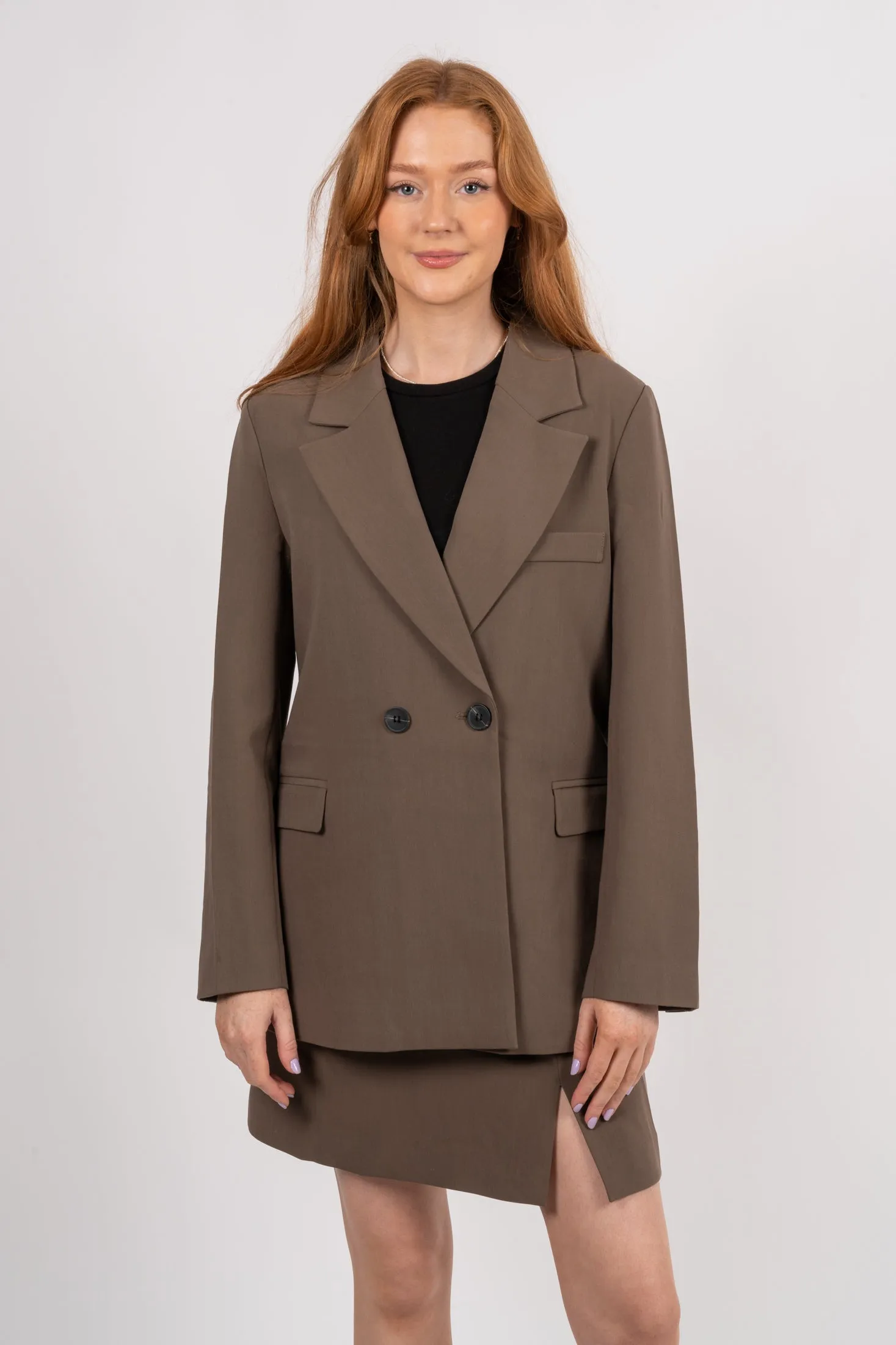 Devaki Blazer - Brown