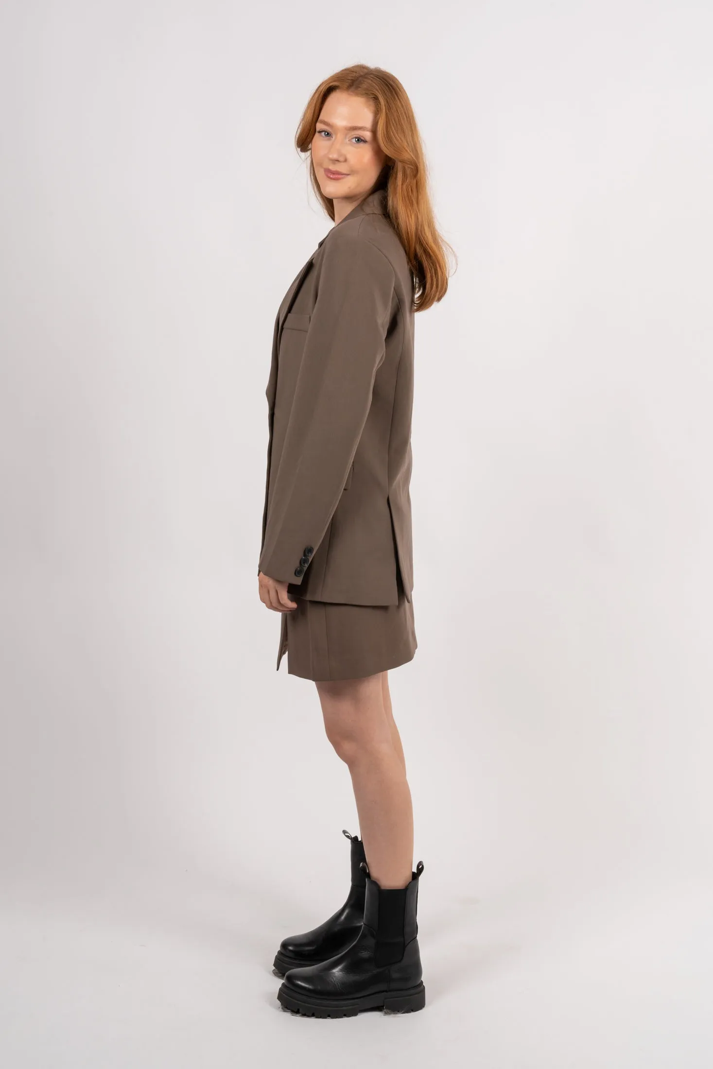 Devaki Blazer - Brown