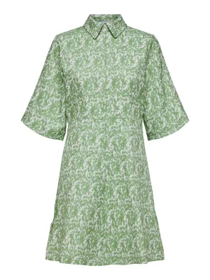 Elea 2/4 Short Zipprer Dress - Absinthe Green