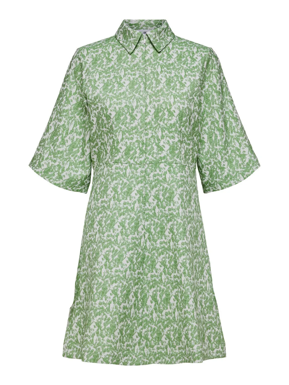 Elea 2/4 Short Zipprer Dress - Absinthe Green