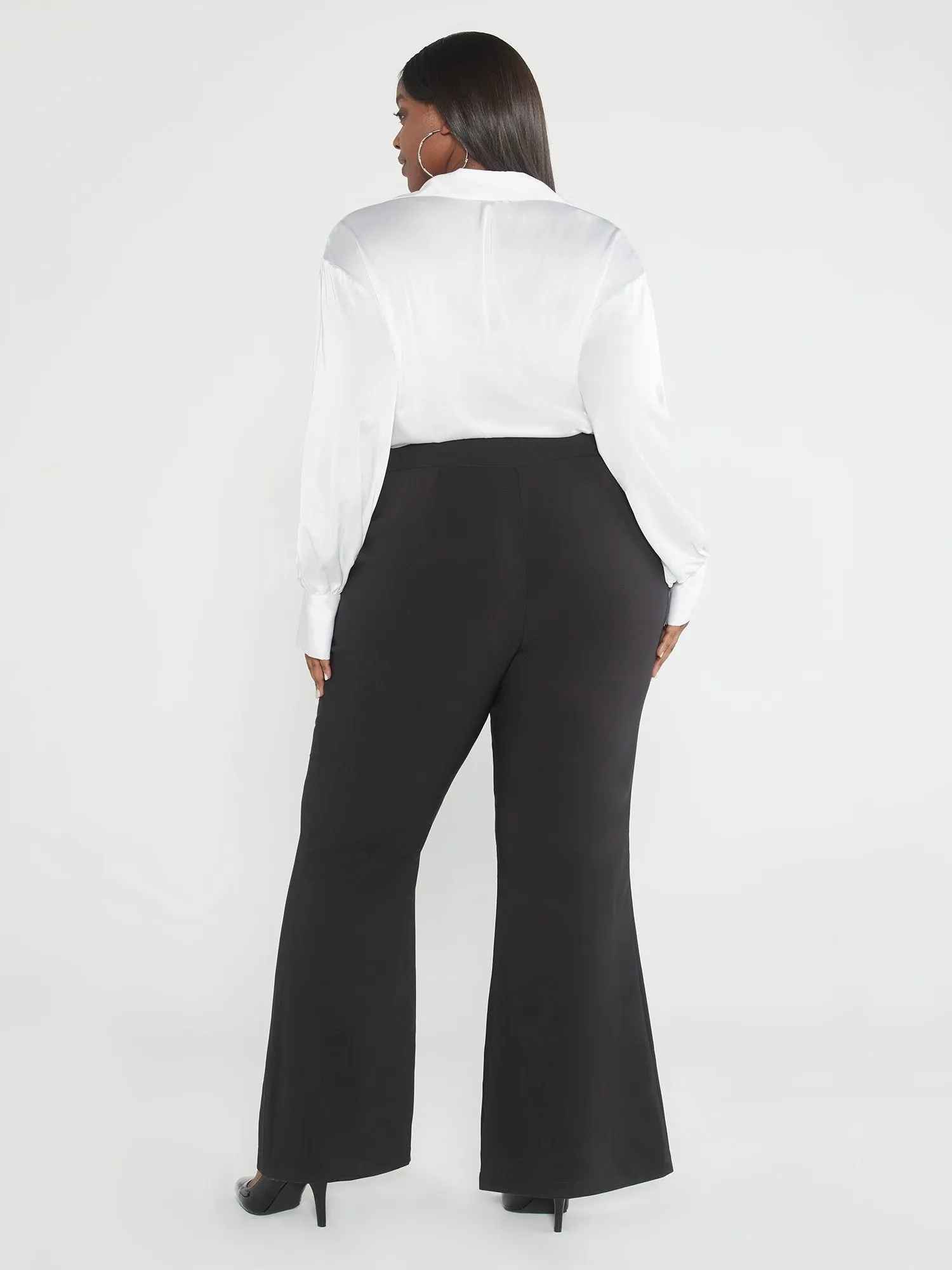 Fashion To Figure - Bernadette Split Hem Flare Leg Pants