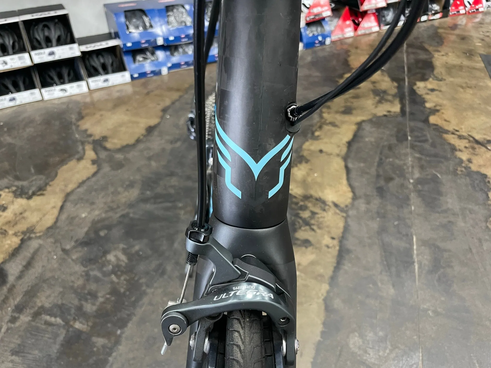 Felt FR2 Shimano Ultegra Di2 - Matte Black/Blue 2017 DEMO