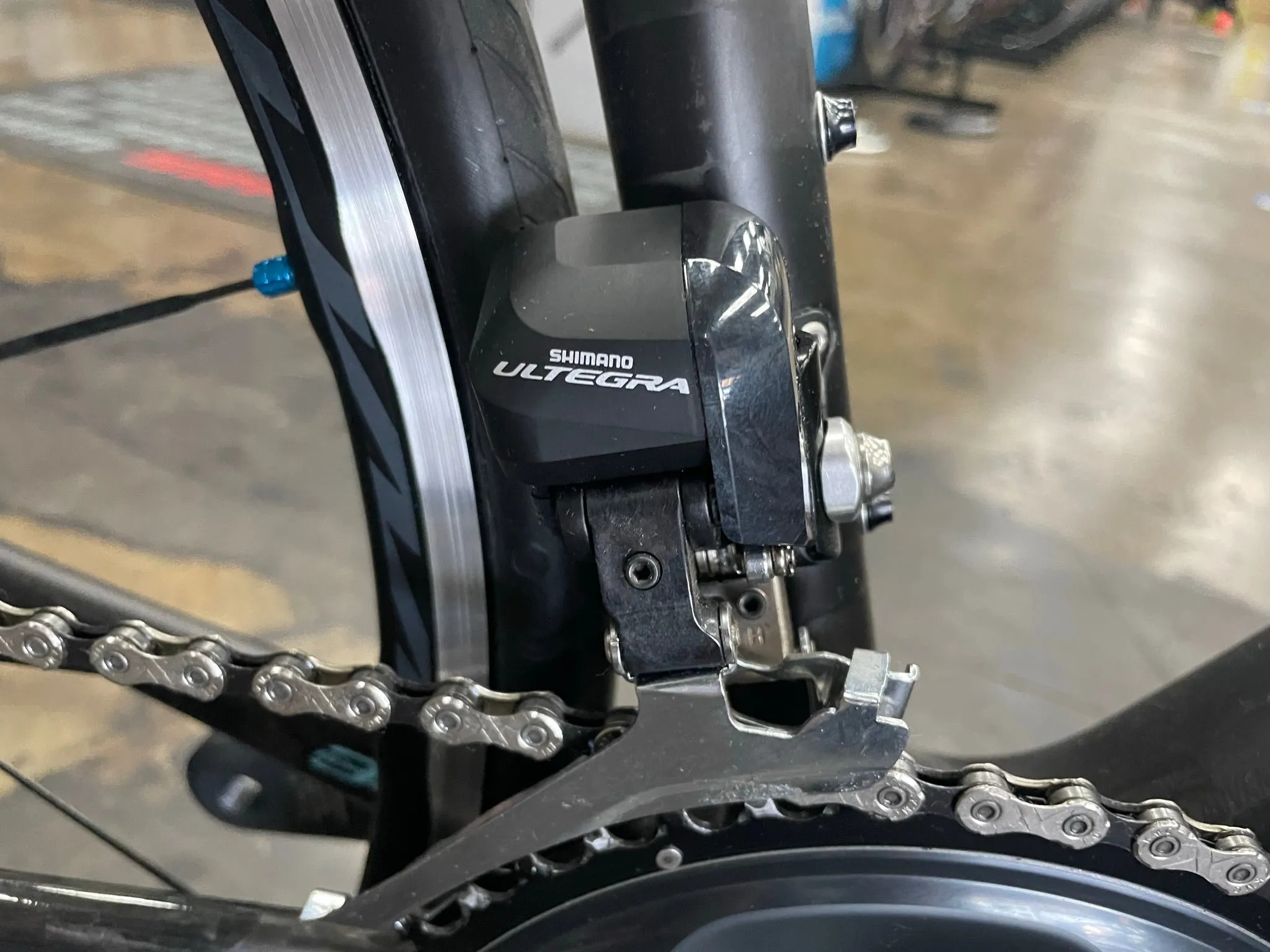 Felt FR2 Shimano Ultegra Di2 - Matte Black/Blue 2017 DEMO