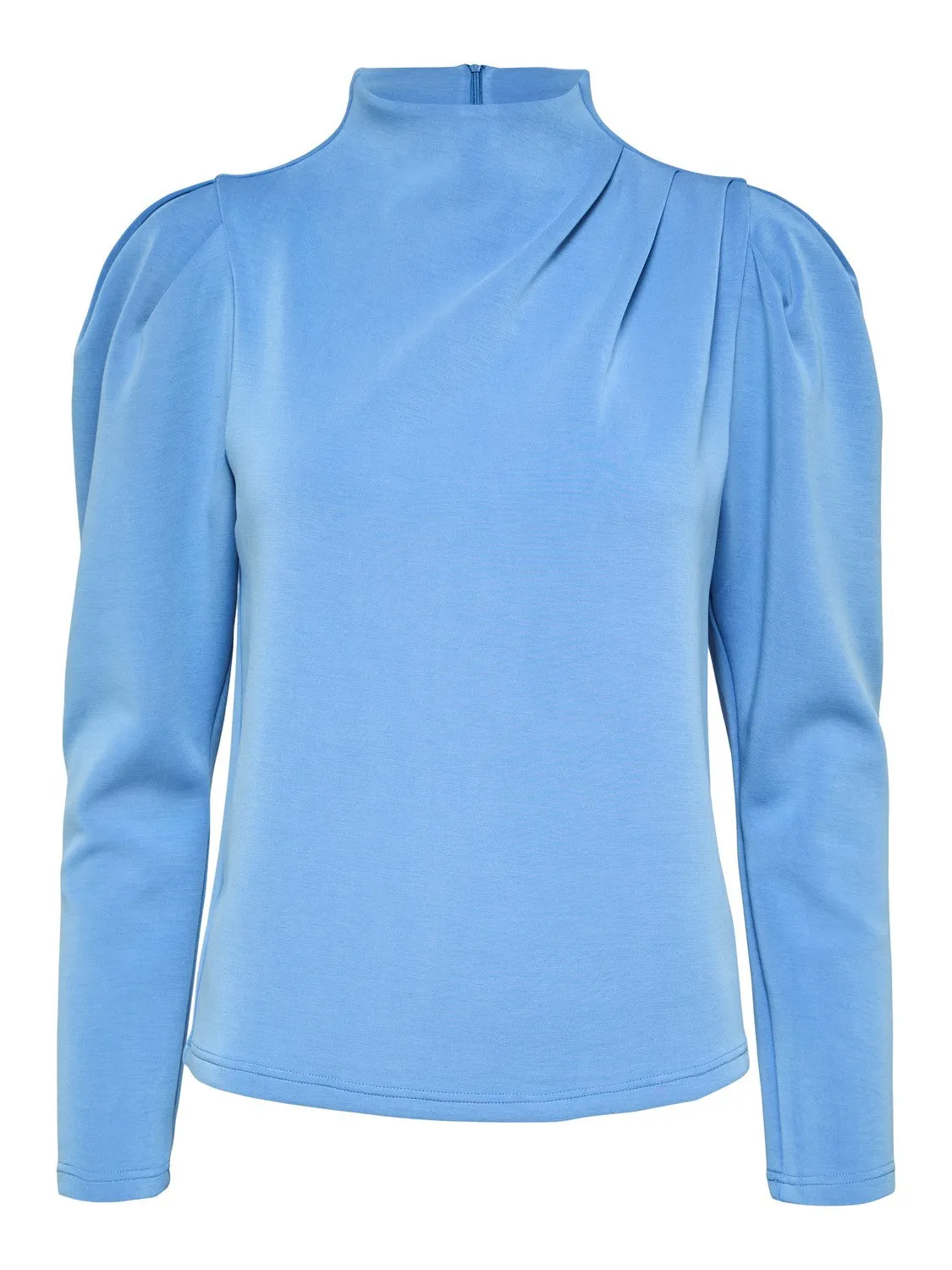 Fenja Ls T-Neck Top - Ultramarine