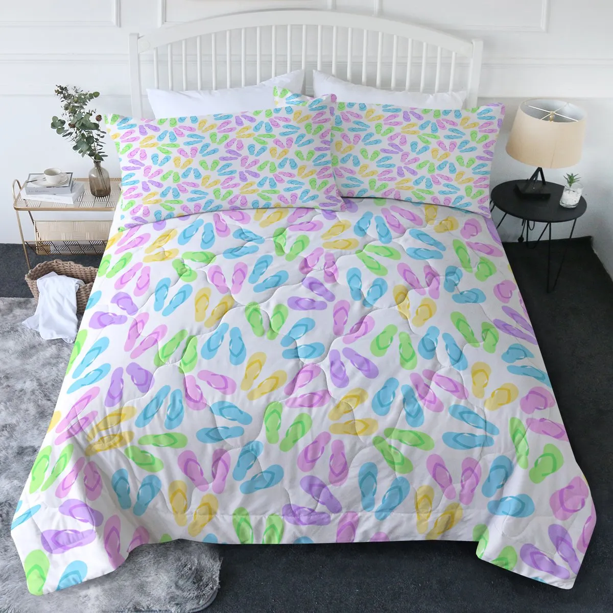 Flip Flops Galore New Quilt Set