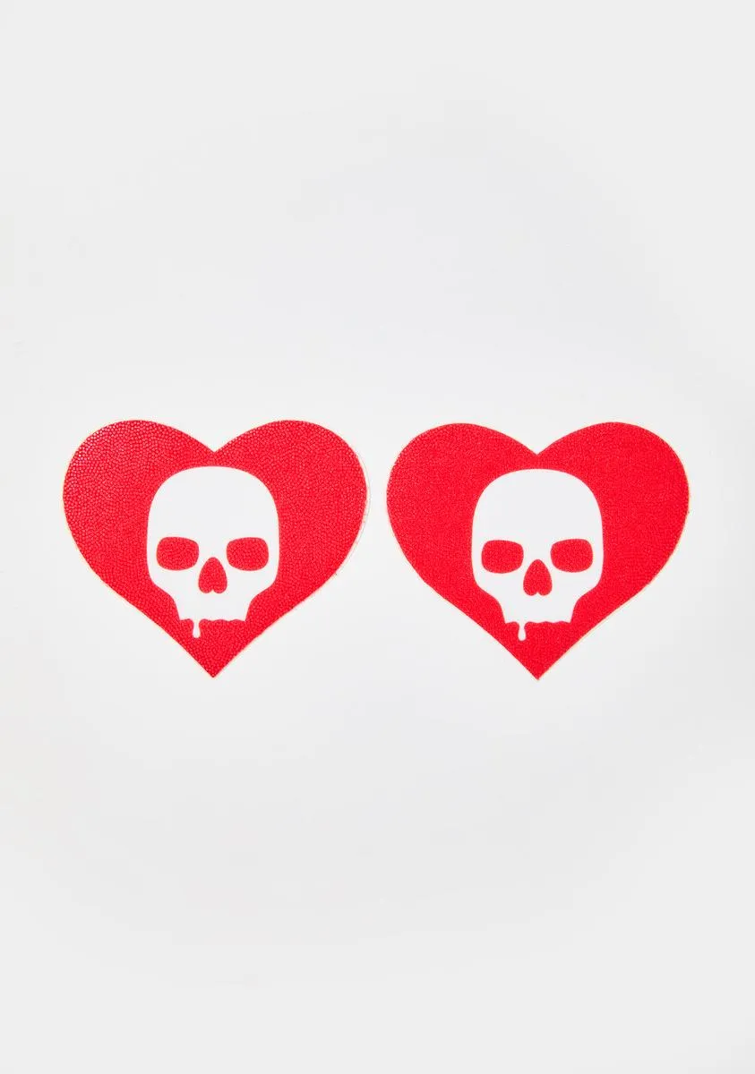 Heart Skull Pasties