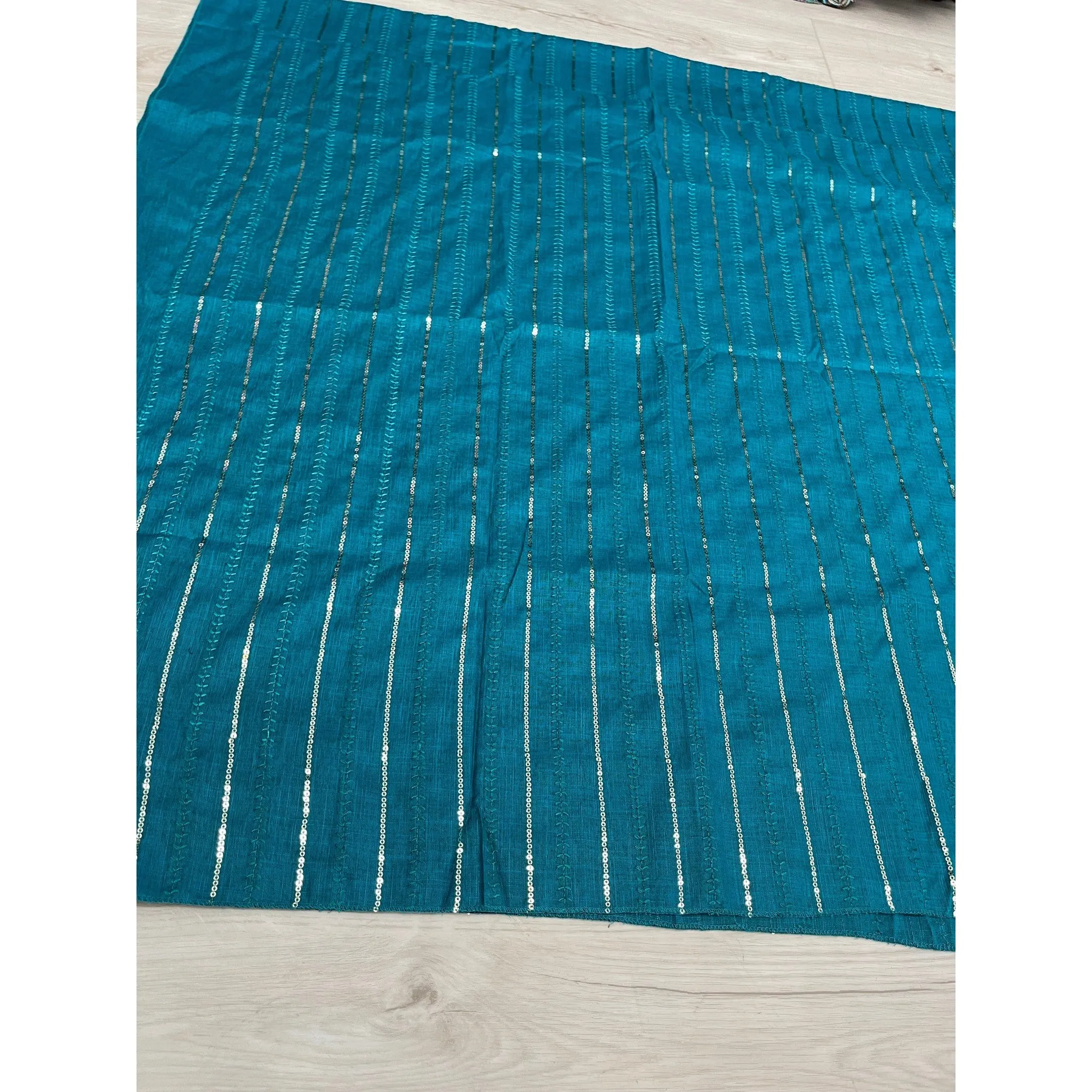 Israeli Voluminous Detailed Headwrap - Turquoise