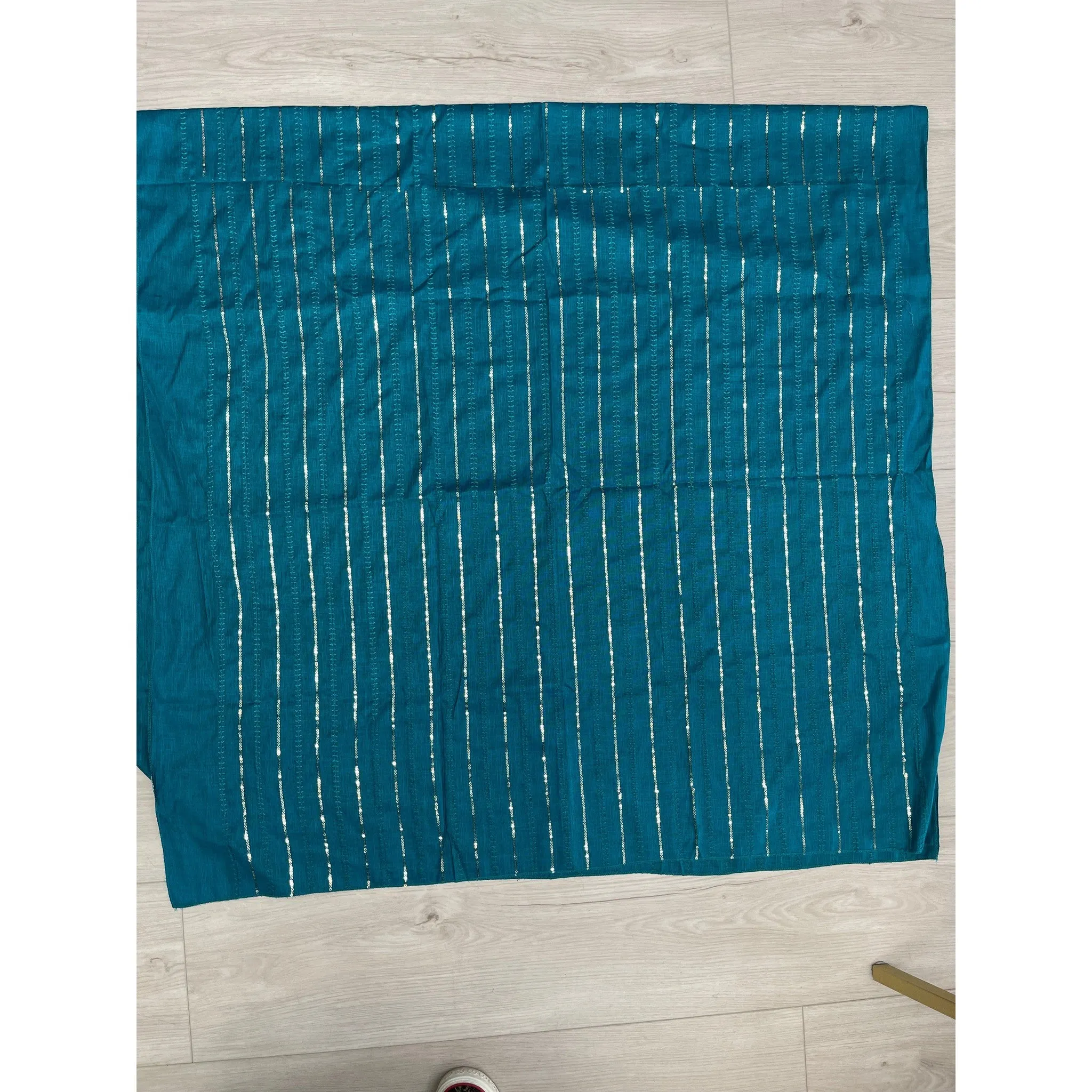 Israeli Voluminous Detailed Headwrap - Turquoise