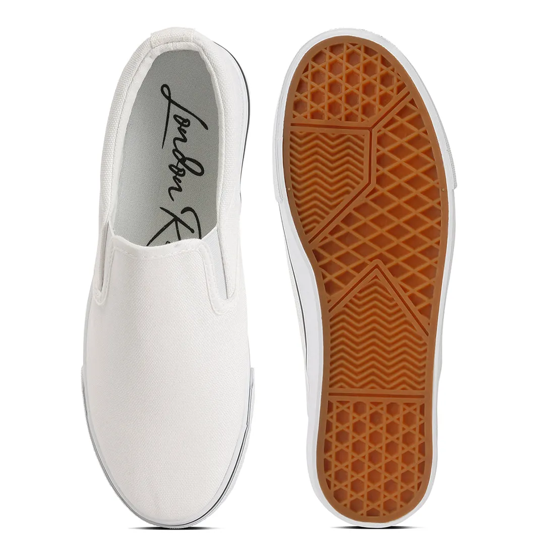 Laszlo Canvas Slip On Sneakers