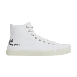 Maison Margiela Vandal Tabi Canvas High 'White Spill' sneakers, white