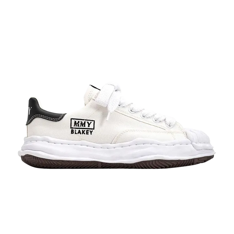 Maison Mihara Yasuhiro Blakey OG Sole Canvas Low 'White' Sneakers, White