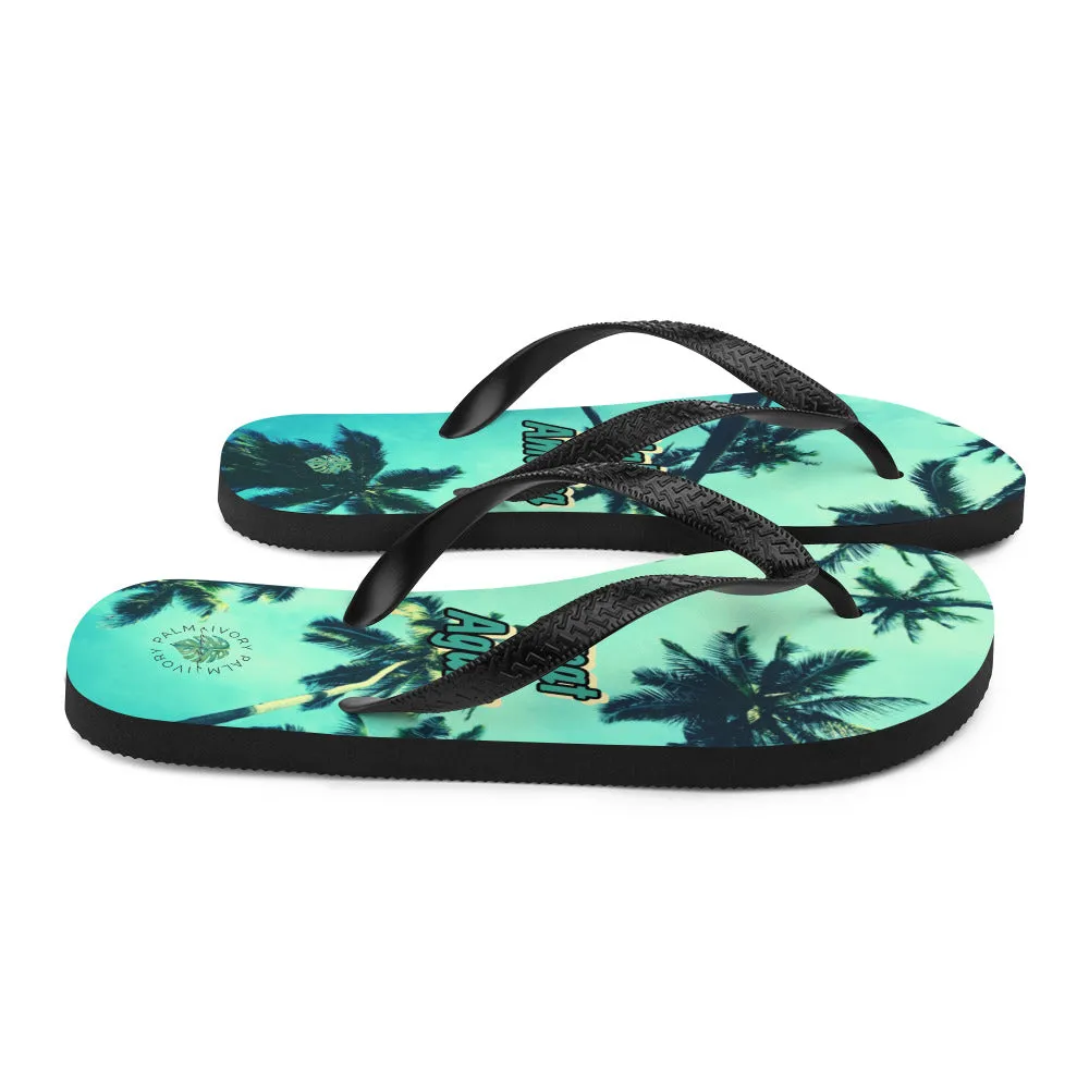 Make America Great Again Palm Tree Flip-Flops