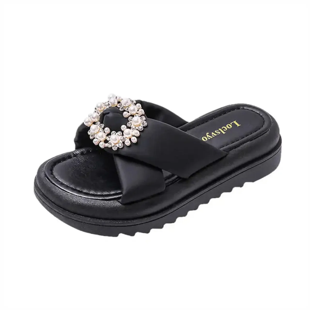 Merendy Sonya Without Heels open toe platforms slide sandals
