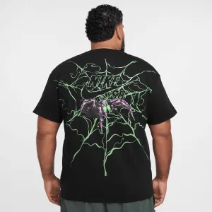 Nike SB OC Spider Glow In The Dark Graphic Skate Tee Black