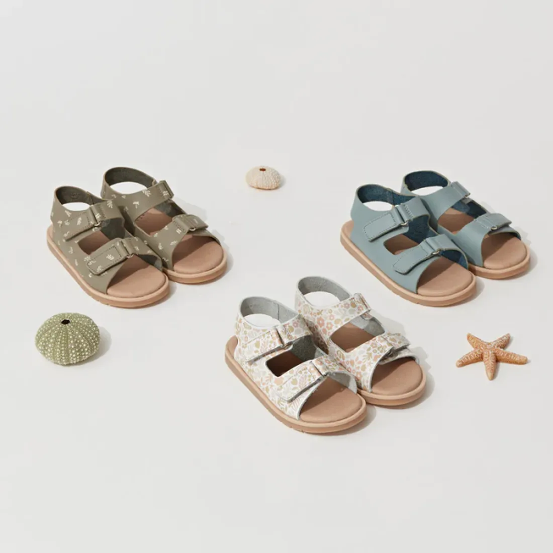 Pretty Brave Wilder Seafoam Blue Kids Sandals 29-31