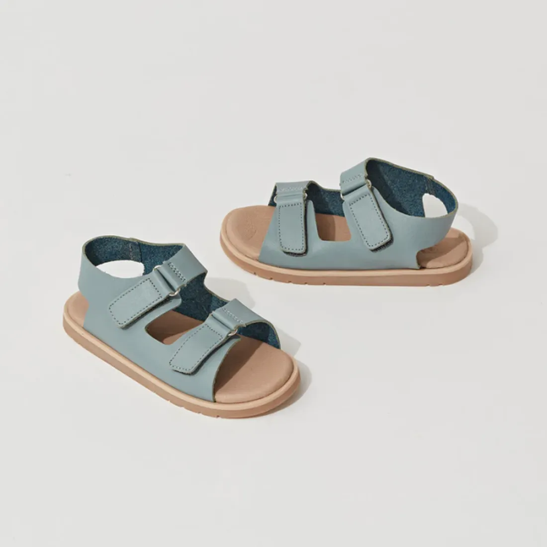 Pretty Brave Wilder Seafoam Blue Kids Sandals 29-31