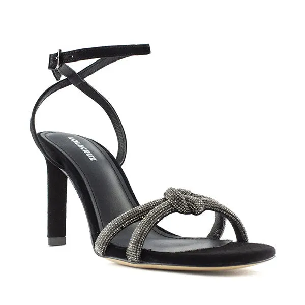 Safira Black | Embellished high heel