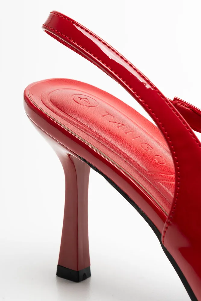 Slingback Heel Red