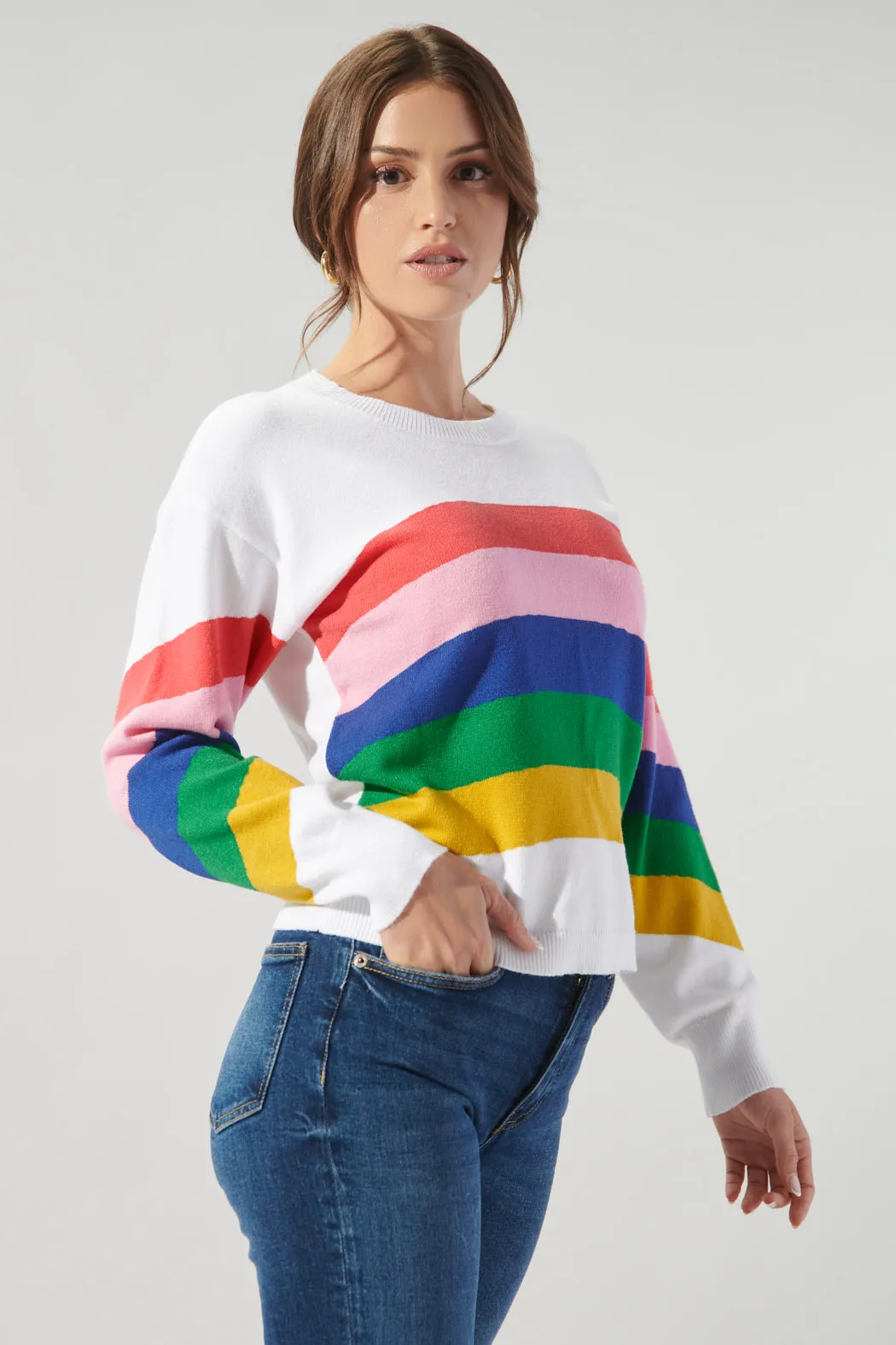 Tansy Rainbow Sweater