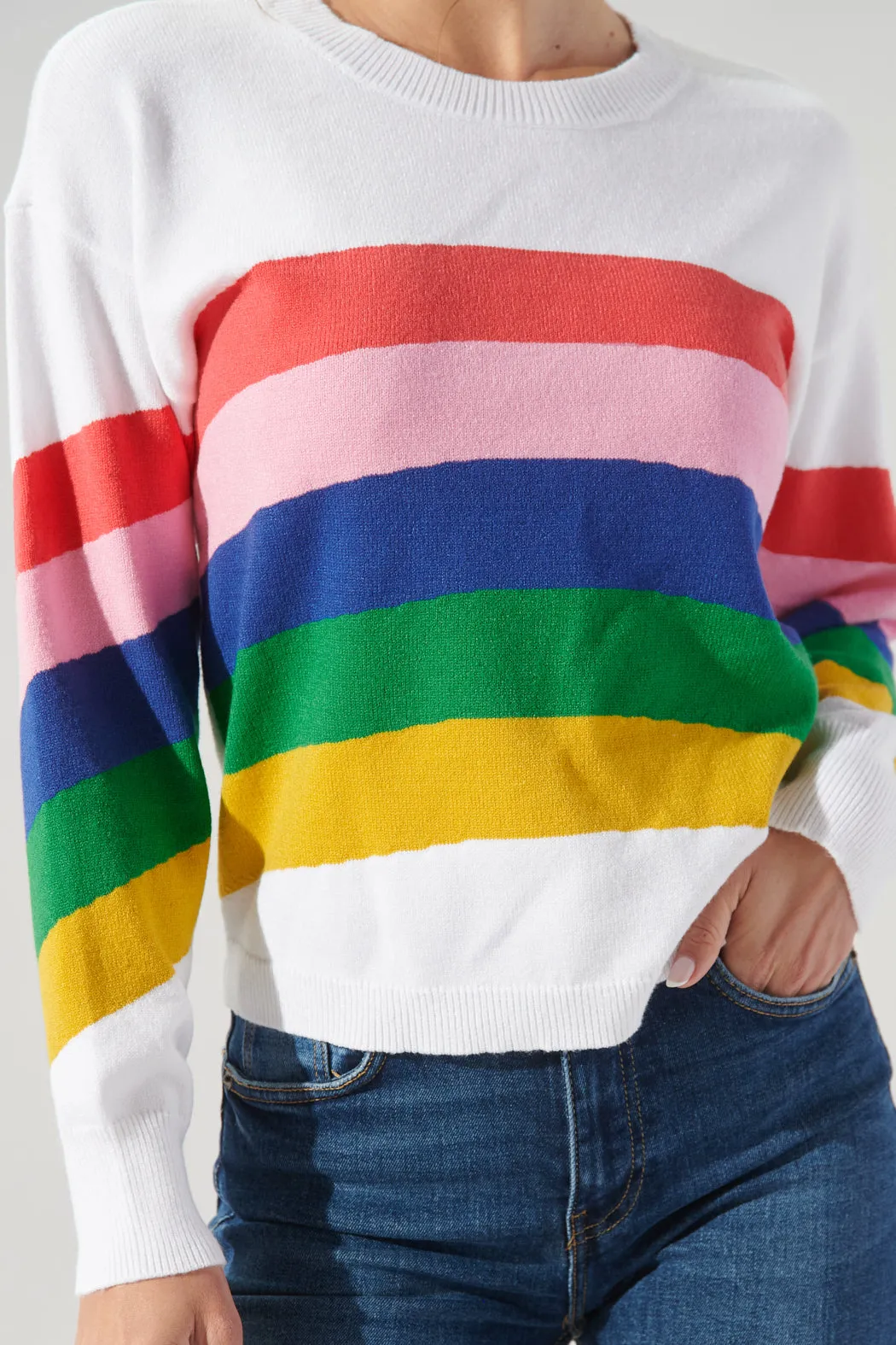 Tansy Rainbow Sweater