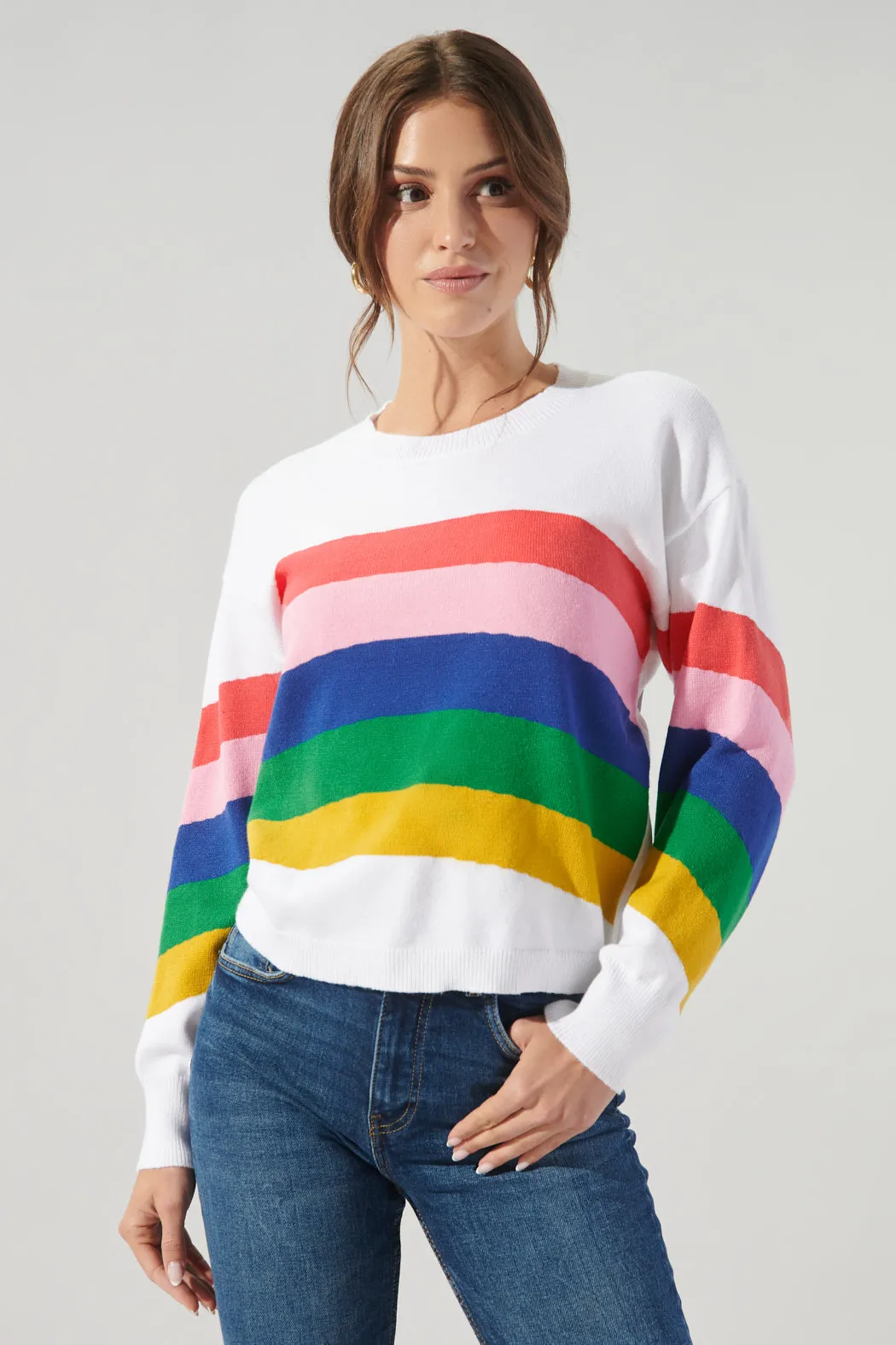 Tansy Rainbow Sweater